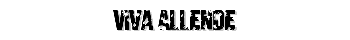 Viva Allende font